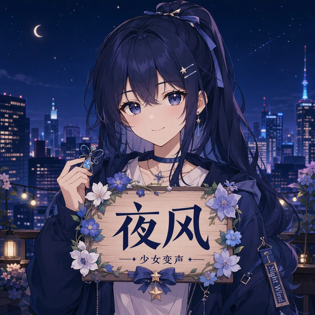 RVC变声陪玩模型|夜风·少女音·气泡音-妙音官网