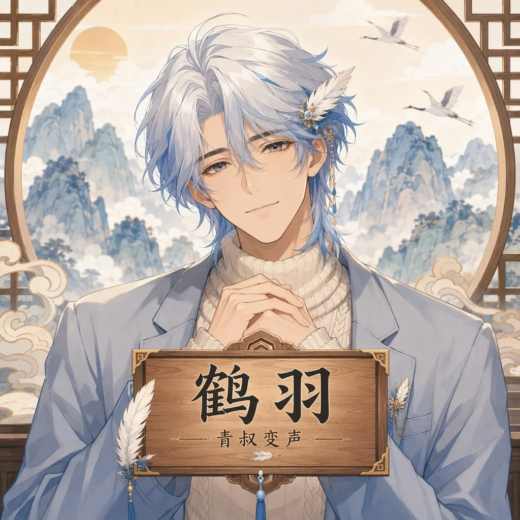 RVC变声陪玩模型|鹤羽·青叔音-妙音官网