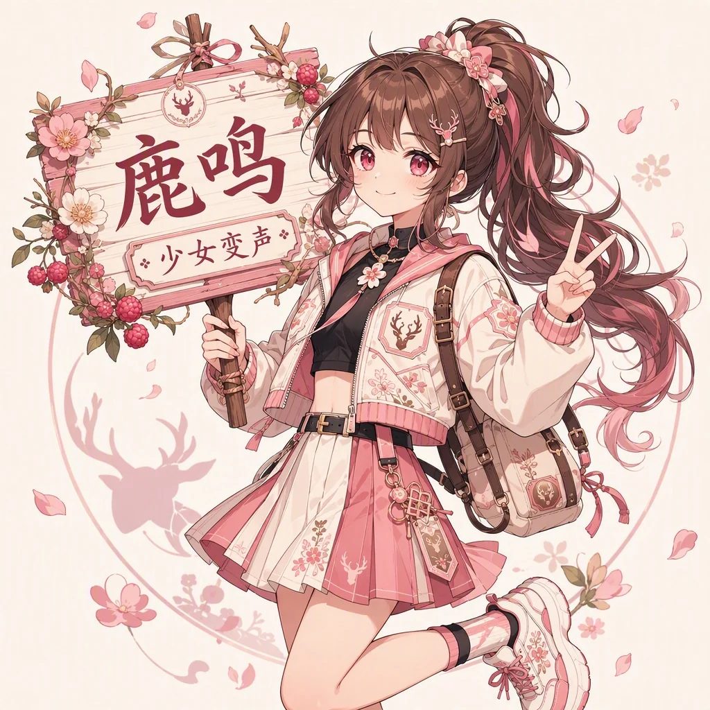 鹿鸣 - 少女音RVC变声模型_陪玩变声_AI翻唱-妙音官网